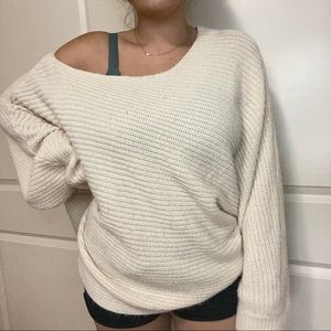 Off the shoulder TOBI sweater